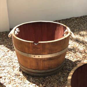 Half Wine Barrel 225L Rope Handles
