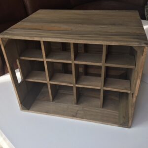Solid 12 Bottle Wine Crate