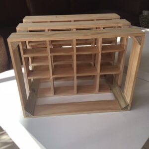 Slatted 12 Bottle Wine Crate