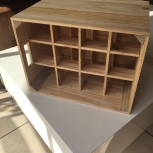 Solid 12 Bottle Wine Crate